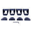 Kit adaptateur Activa+ pour barres de toit rails intégrés longitudinaux : Kit 07+