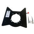 Embase pivotante homologuée V3 Volkswagen T5/T6 : Siège conducteur fixe avec frein à main mécanique Scopema