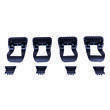 Kit adaptateur Activa+ pour barres de toit rails intégrés longitudinaux : Kit 01+