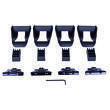 Kit adaptateur Activa+ pour barres de toit rails intégrés longitudinaux : Kit 05+
