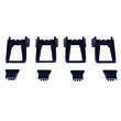 Kit adaptateur Activa+ pour barres de toit rails intégrés longitudinaux : Kit 02+