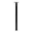 Pied de table ovale en aluminium pivotant sur le haut 315 - 675 mm : Gris