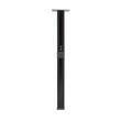 Pied de table ovale en aluminum pivotant par le millieu - 675mm : Noir
