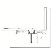 Vérins stabilisateurs ClickFix : hauteur max. 424 mm