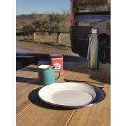 Pack 4 assiettes en acier émaillé