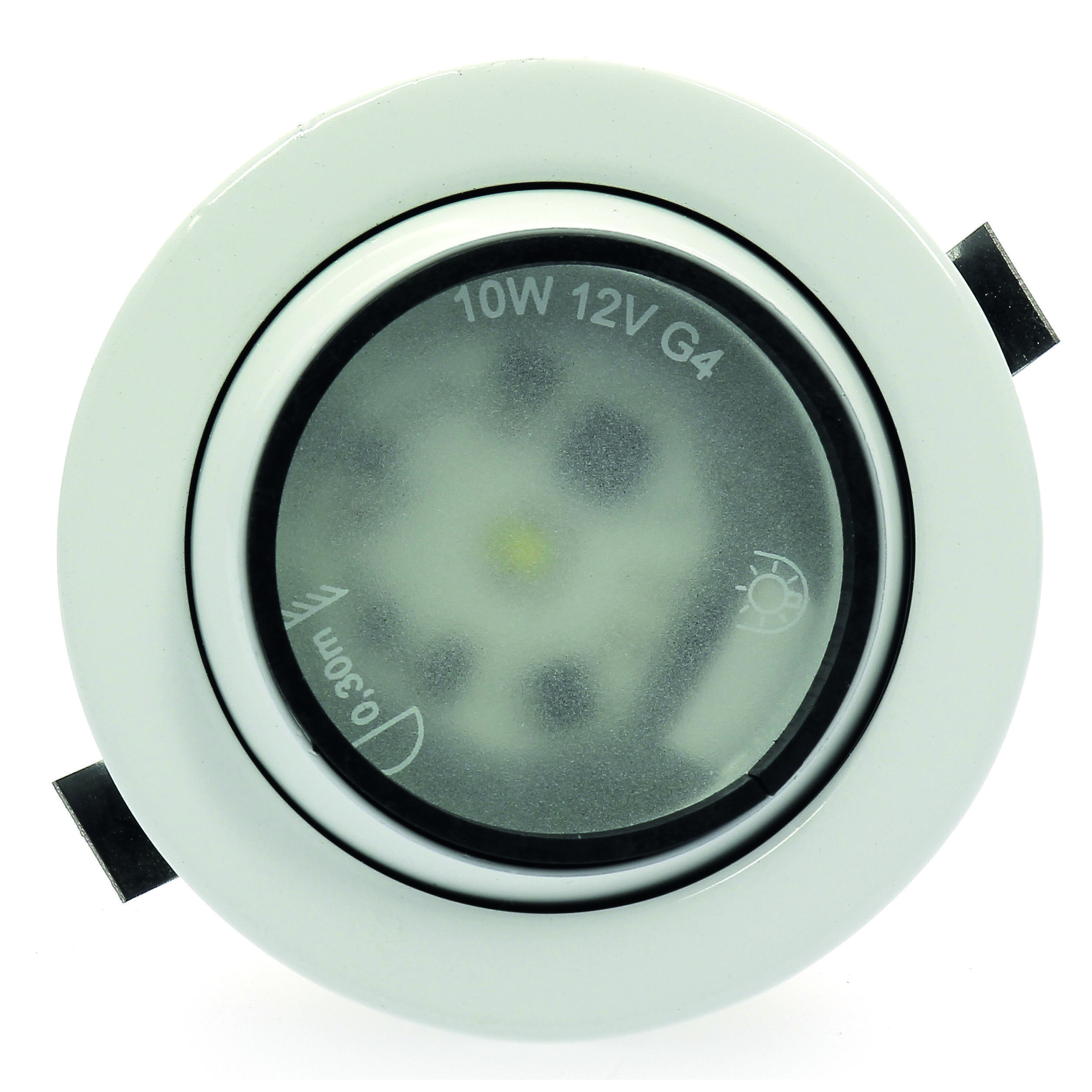 Spot encastrable orientable à Leds : blanc