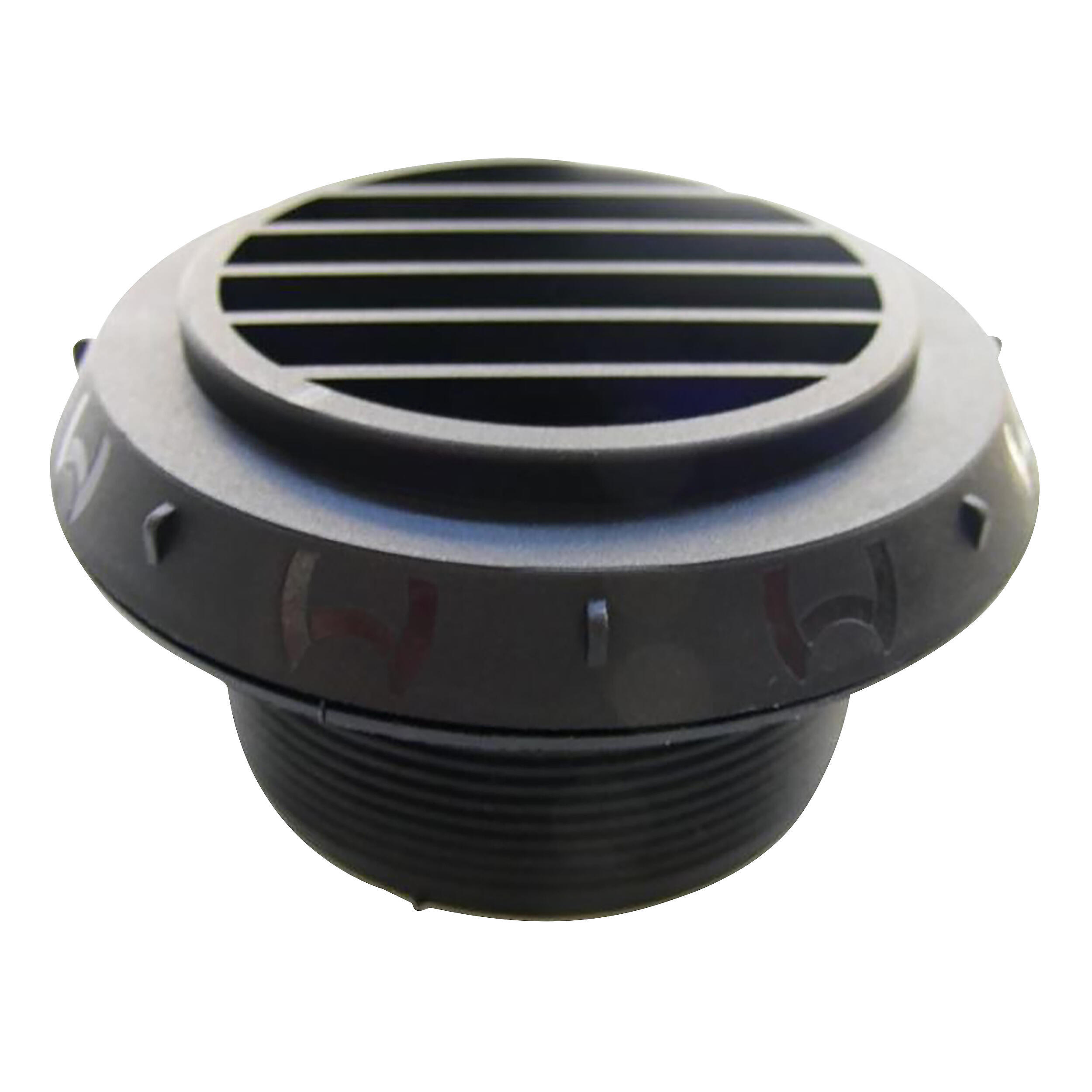 Bouche de sortie d'air Chauffage : Bouche droite noire D60