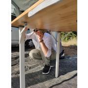 Table bambou valise : 4 personnes