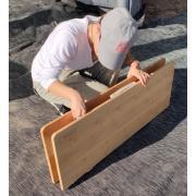 Table bambou valise : 4 personnes