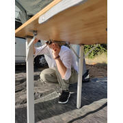 Table bambou valise
