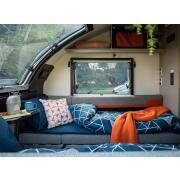 Couchage grand confort : Geo Navy 77 x 190 x 4 cm