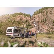 Omnistor 6300 : Bleu Saphir 2,60 m boîtier blanc