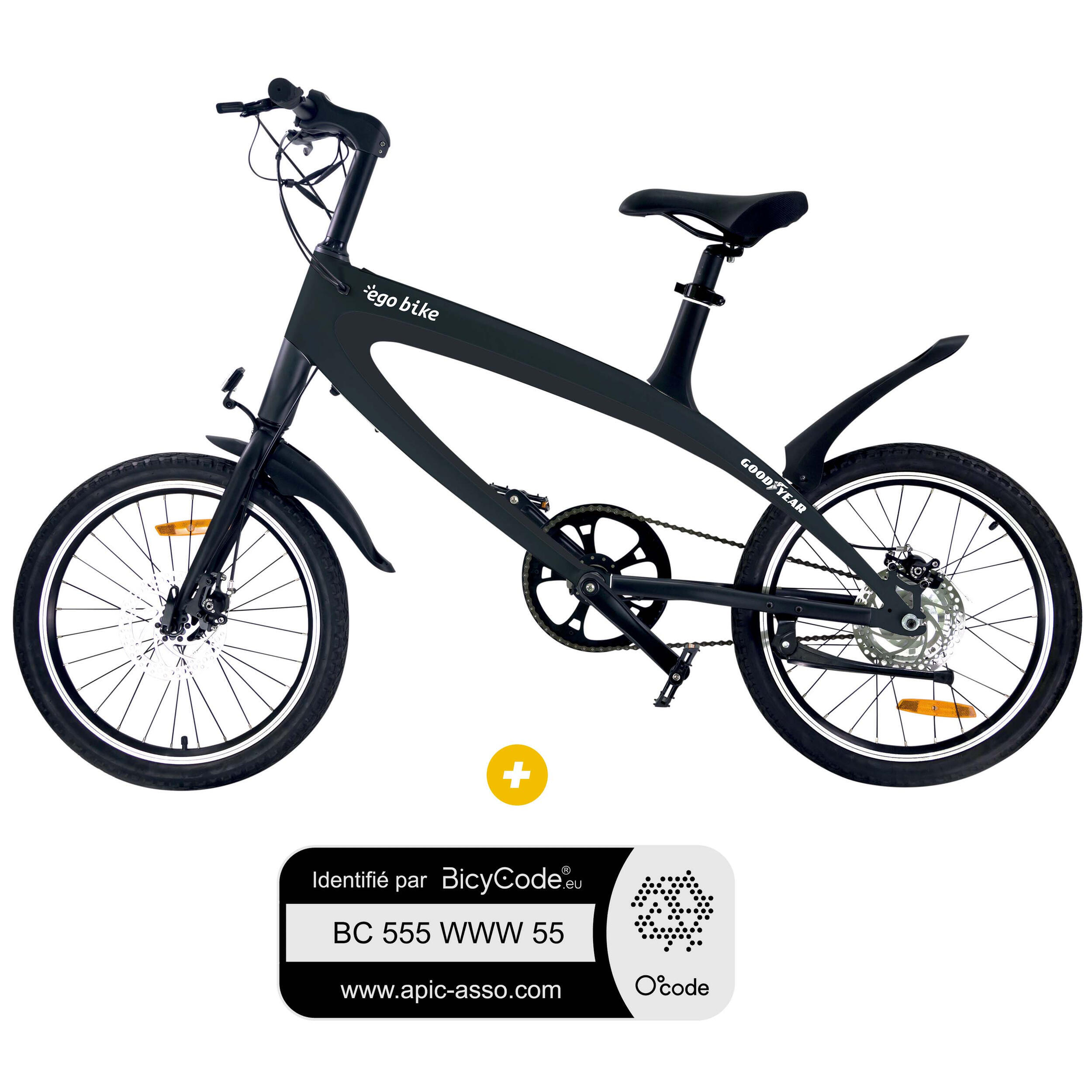 Pack Vélo à assistance électrique City Good Year + Marquage BicyCode