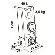 Réservoirs à roulettes Roll-Tank 40 : Modèle 40 F