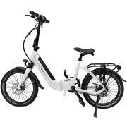 Vélo pliant à assistance électrique Jazzy : Blanc 14Ah