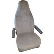 Housses de siège éponge - Lot de 2 : grises