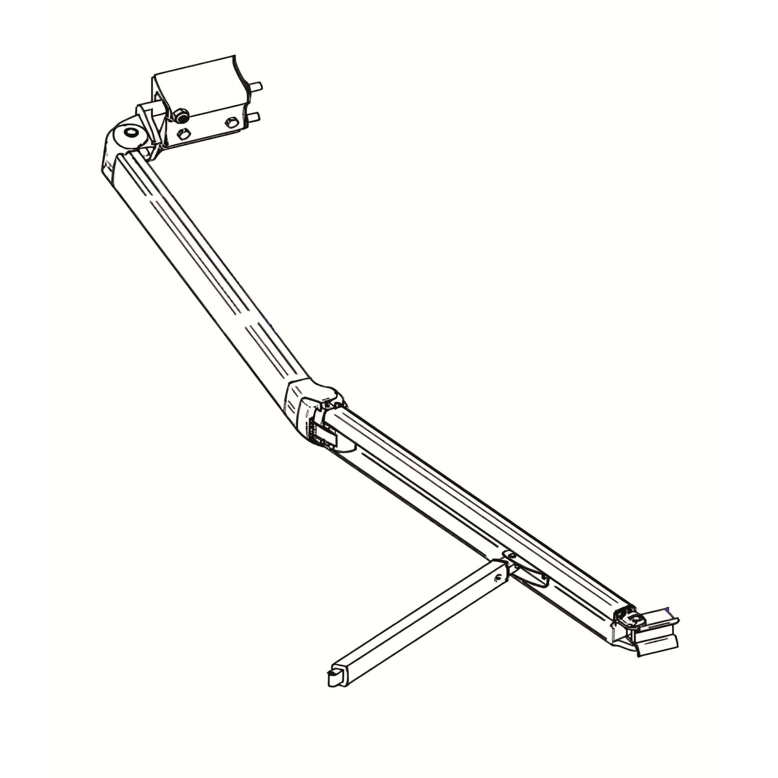 Bras de store droit pour store de 350 cm