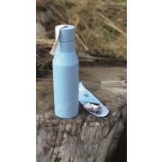 Couverts nomades en inox : Pochette bleue