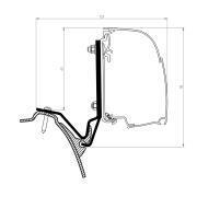 Adaptateur Omnistor 4200 : Westfalia Kepler One/Five/Six