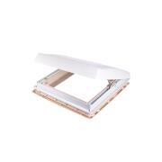 Lanterneau à manivelle Vent : blanc translucide