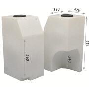 Réservoir eaux propres 80 litres Trafic avant 2001