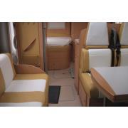Housses sur-mesure camping-car : Mixte avant 2 places + 4 banquettes