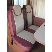 Housses sur-mesure camping-car : Mixte avant 2 places + 4 banquettes
