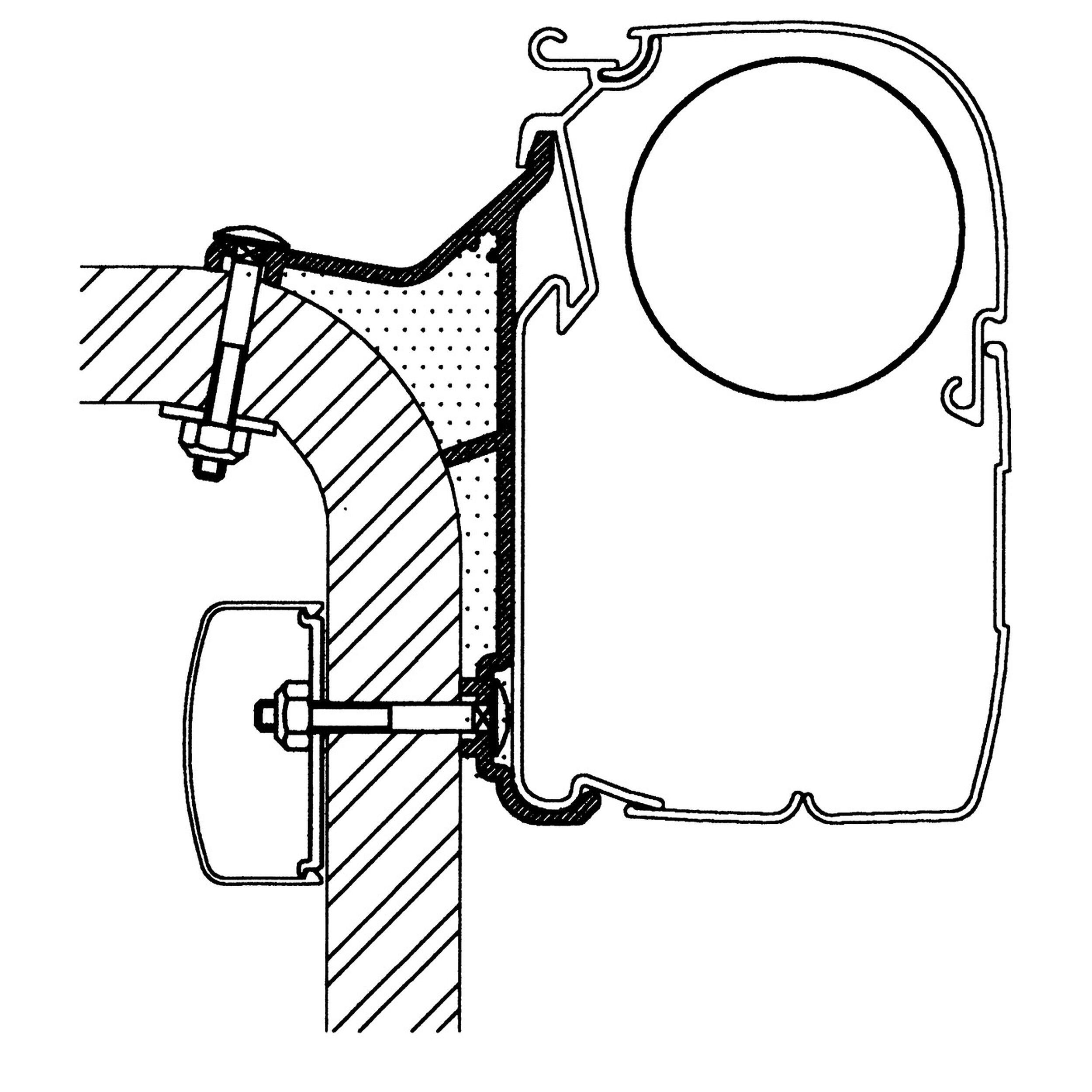 Adaptateur de stores Hymer Van / B2