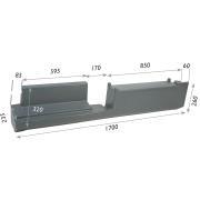 Réservoir eaux usées 54 litres Volkswagen 1997