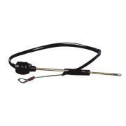 Réservoir à carburant : sortie penchée.