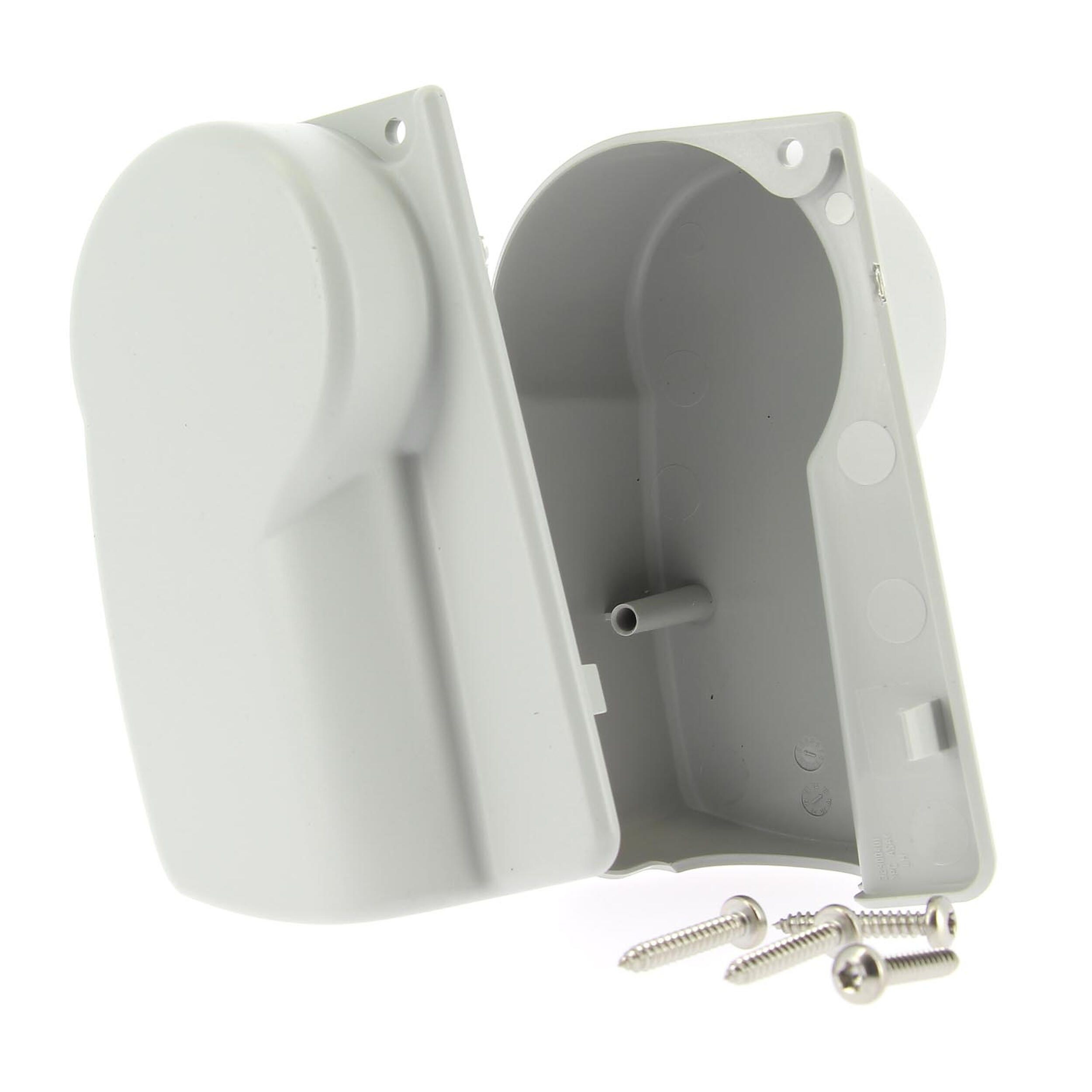 Jeu de caches : Embout boîtier store Alu G+D