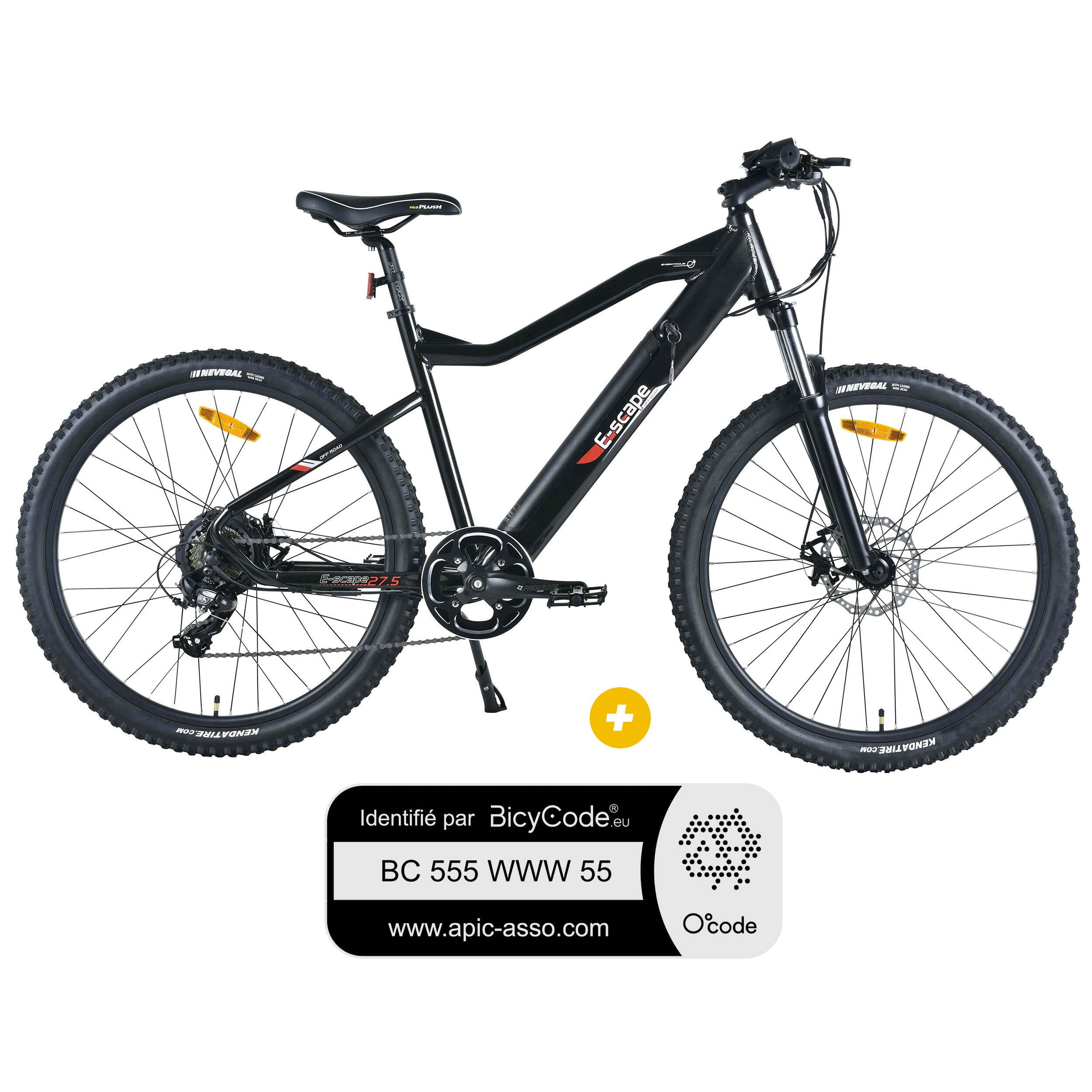 Pack VTT à assistance électrique 27,5 Pouces Off Road + Marquage BicyCode