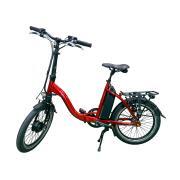Vélo à assistance électrique pliant Folky : Rouge 16Ah