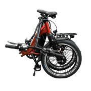 Vélo à assistance électrique pliant Folky : Rouge 16Ah