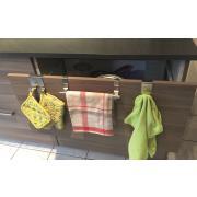 Ensemble de crochets pour porte de placard