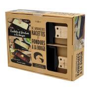 Coffret raclette et fondue à la bougie