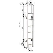 Echelle extérieure Omni Ladder : Deluxe 6 marches