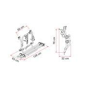 Porte-vélos Carry Bike pour mini-van : VW T2