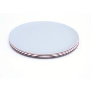 Lot de 4 assiettes plates en PLA