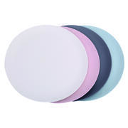 Lot de 4 assiettes plates en PLA