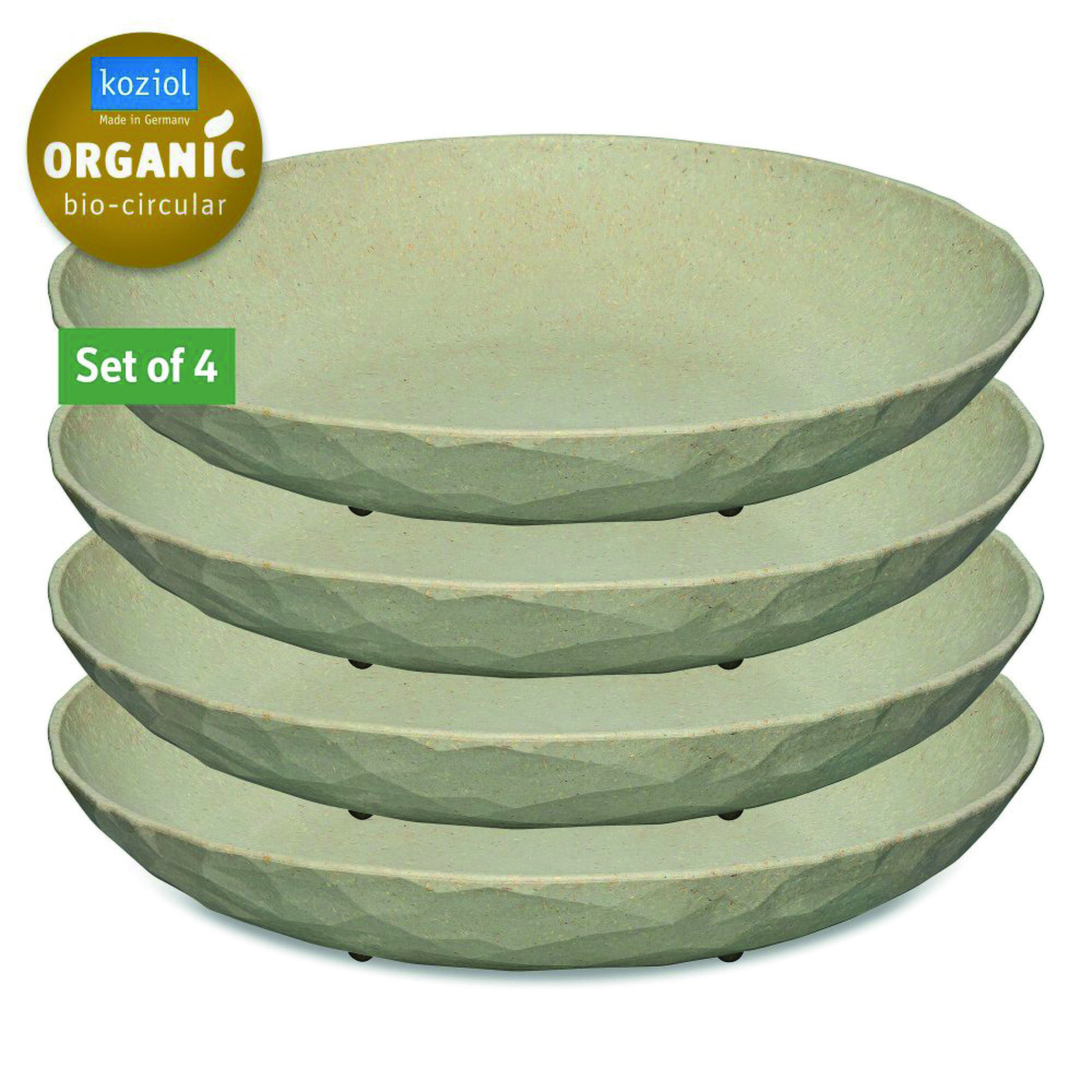 Lot de 4 assiettes creuses CLUB