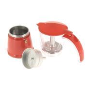 Cafetière italienne rouge 6 tasses