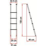 Echelle Deluxe B : 4 marches