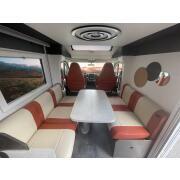 Housses sur-mesure camping-car : Leather touch 5 banquettes