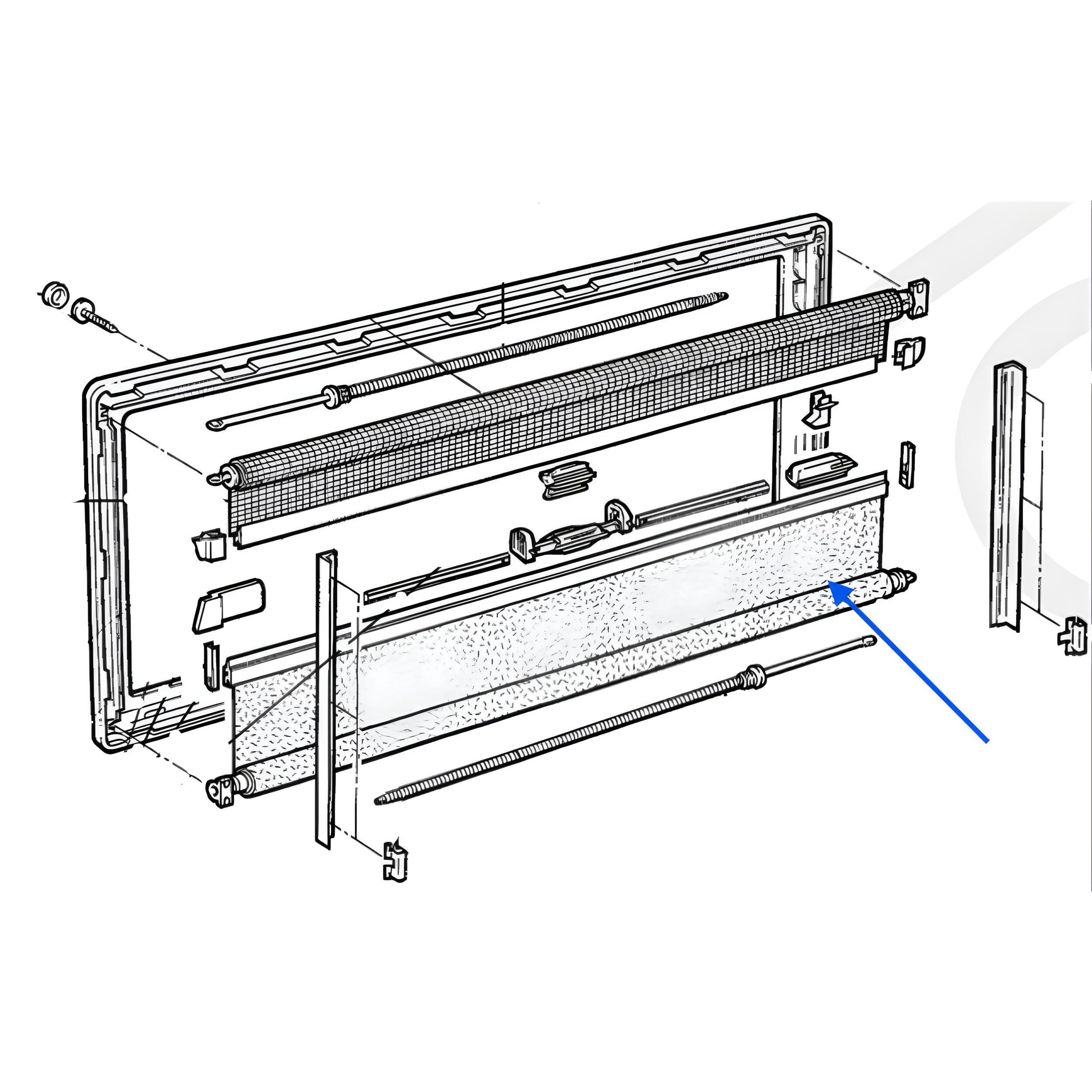 Store d'occultation pour baie