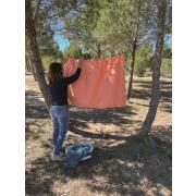 Corde à linge avec 12 pinces