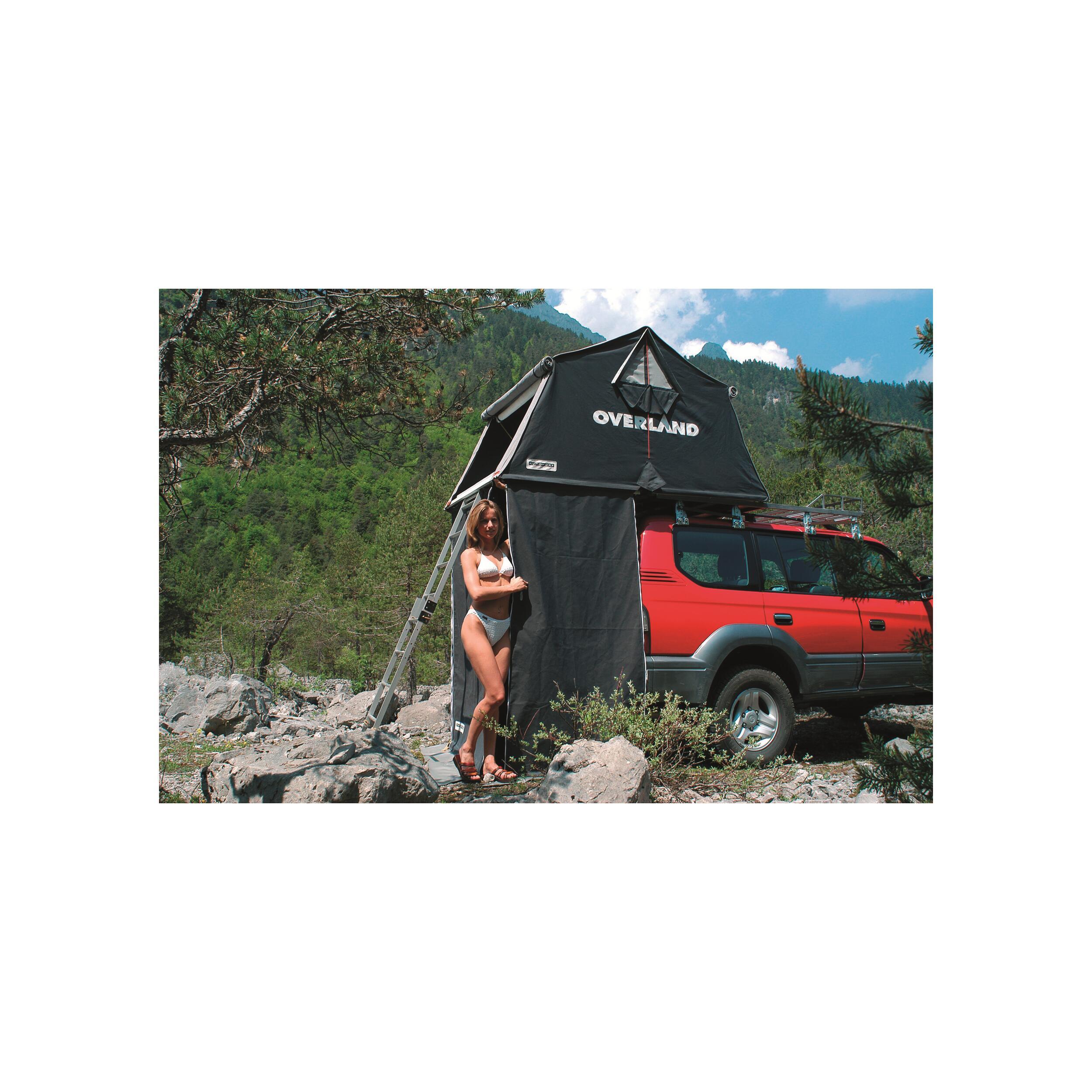 Cabine vestiaire pour Overland : Large coloris gris foncé pour voiture classique