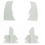 Embouts barre de charge droit et gauche pour stores 5003 : Embout barre de charge blanc G+D