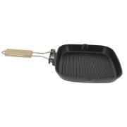 Grill avec poignée pliante