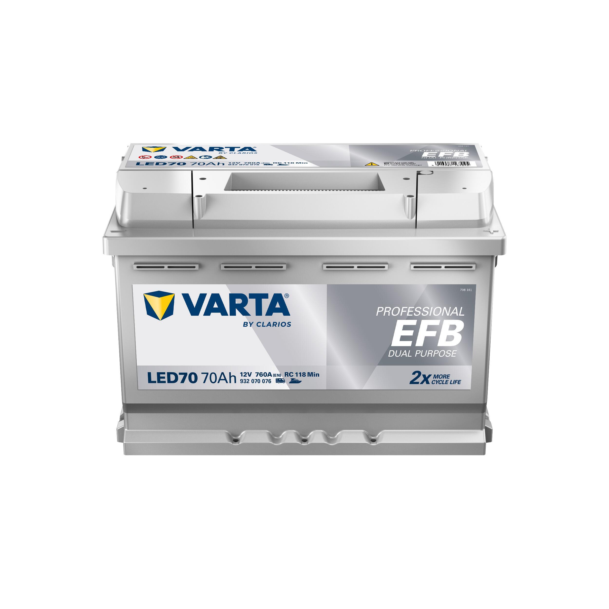 Batterie auxiliaire acide Professional Dual Purpose EFB